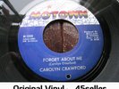 ? CAROLYN CRAWFORD 'Forget About Me' EX Stamped + COVER Motown Northern Soul