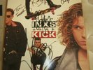 INXS SIGNED LP KICK 6 BAND MEMBERS (1987) WITH MICHAEL HUTCHENCE