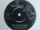 1960s Pop DAVANI AND THE D-MEN She's The Best For Me/Columbia DB 7125 (EX+)