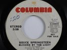 Rock 45 BRUCE SPRINGSTEEN Blinded By The Light COLUMBIA promo