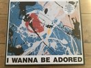 The Stone Roses I Wanna Be Adored 12” Vinyl w/ Print 1991 Ian Brown John Squire