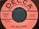 JOHNNY CARROLL WILD WILD WOMEN/ CORRINE CORRINA PINK LBL PROMO 45 ROCKABILLY