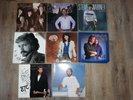 7 Signed Country LP Records   Vern Gosdin, Forester Sisters, ETC, Steve Wariner