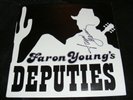 FARON YOUNG'S Deputies Souvenir LP Autographed by Faron Young F.Y.D. Records