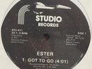 ESTER Got To Go STUDIO 12” modern soul boogie SEALED