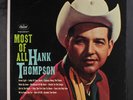 HANK THOMPSON: Most Of All LP (Mono, sharp copy ) Country