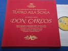 Santini Verdi Don Carlos DGG Ed1 Sample SLPM 138 760/63, 6/62 4LP Box NM