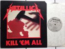 METALLICA . kill 'em all LP orig. 80s US Press  Slayer Carnivore Sodom Sepultura