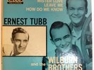 ERNEST TUBB and the WILBURN BROTHERS 4-track EP DECCA country lc342