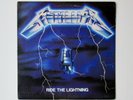 Metallica ?– Ride The Lightning, Reissue LP VG+ 1984