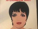 LIZA MINNELLI Live at Carnegie Hall LP ANDY WARHOL COVER
