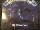 Metallica Ride The Lightning rare First Pressing Vinyl 1984 Rock Metal