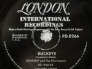 JOHNNY & THE HURRICANES - BUCKEYE / RED RIVER ROCK - SOUTH AFRICA - 78 RPM