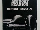 Anthony Braxton - Recital Paris 71 - Vinyl LP France
