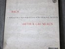 GRUMIAUX - BACH SONATAS & PARTITAS FOR VIOLIN / PHILIPS HOLLAND 3 LP BOX