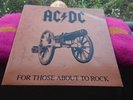 AC DC FOR THOSE ABOUT TO ROCK VINYL LP 1A/1B MASTER DISK UK PRESS
