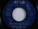 Modern Soul Funk 45 MASTER STORY TELLER You Gotta Pay Pay Pay SPQR VG+ HEAR