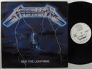METALLICA Ride The Lightning ELEKTRA LP wlp