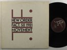 NEW ORDER Fact. 50 1981 Movement FACTORY LP 1982 repress