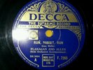 Flanagan & Allen: Run Rabbit Run/Washing On The Siegfried Line Decca 78rpm Good