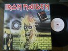 IRON MAIDEN lp IRON MAIDEN argentina ID# 56327 PROMO WHITE LABEL -1980 EMI 8203