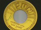 COUNTRY- SLIM RHODES - UNCERTAIN LOVE - w PUSH MARKS -HEAR- 1955 -SUN -216