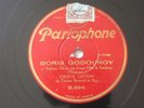 Latvian Choir Riga Boris Godunov Parlophone 78 RPM