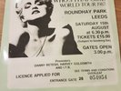 MADONNA  DOUBLE VINYL LP WHO'S THAT GIRL TOUR 1987 LIVE IN LEEDS UK 12
