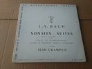 JEAN CHAMPEIL BACH SONATES SUITES SONATAS&PARTITAS VIOLIN VEGA FRANCE C 30 S 208