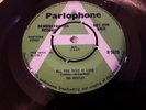 Beatles ALL YOU NEED IS LOVE 45 vinyl Demo Acetate Rare fantasy label