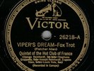Quintet Of The Hot Club Of France   Victor 26218   E- 1937 78   Viper's  *LISTEN