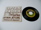 CAPTAIN SENSIBLE / SOFTIES 'JET BOY JET GIRL' 45 HOLLAND POKER 78 NEW THE DAMNED