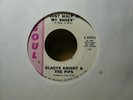 GLADYS KNIGHT & THE PIPS . JUST WALK IN MY SHOES . RARE PINK/WHITE ISSUE.