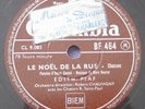 78 RPM EDITH PIAF LE NOEL DE LA RUE C'EST TOI COLUMBIA BF 464 - SHIPPING 7.8$