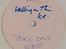 YOKO ONO: Walking On Thin Ice GEFFEN UK Test Press Promo 7” 45 Beatles HEAR