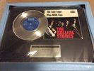 The Rolling Stones Platinium Disc Single The Last Time Play With Fire Framed