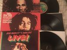 3 BOB MARLEY & Wailers LP’s “Live / Natty Dread /Rebel Music” All ISLAND All NM