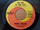 Northern Soul - Nancy Wilson - The End Of Our Love - Capitol - ORIGINAL 45