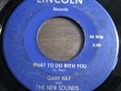 GARY RAY what to do LINCOLN 60’s rocker 45