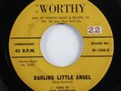 Doo Wop R&B 45 INTERIORS Darling Little Angel WORTHY HEAR
