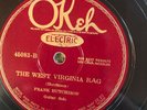 Okeh 45083 Frank Hutchinson WEST VIRGINIA RAG country 78 rpm 1926 E+/E-