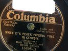 Columbia 15698D Clayton McMichen PEACH PICKING TIME  country 78 rpm E 1930 nice