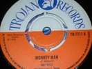 MAYTALS Monkey Man 1969 UK 45 TROJAN 1st Press  SUPER RARE   TR 7711