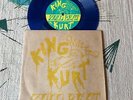 KING KURT ZULU BEAT PSYCHOBILLY BLUE VINYL 7inch