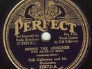 78 RPM RECORD CAB CALLOWAY  MINNIE THE MOOCHER & REEFER MAN 1931 PERFECT 15872 E