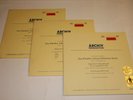Pierre Fournier BACH Suites for Violoncello ED1 Red Stereo Archive 3 LP Set MINT