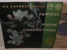 SUA 10465 Famous Violin Compositions Devil's Trill Ida Haendel Alfred Holecek UK