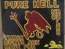 Pure Hell - These Boots Are Made For Walking Rare Punk 7” Single Vinyl Record