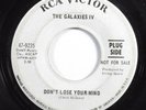 Garage Psych 45 GALAXIES IV Don't Lose Your Mind RCA VICTOR promo HEAR