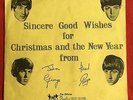 THE BEATLES -First Christmas Record- 1963 Fan Club Flexi disc /Newsletter / Rare